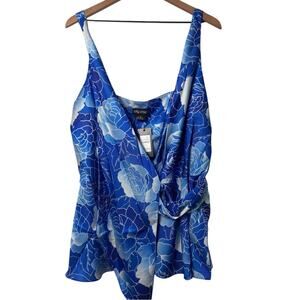 CITY CHIC TOP SERENA PRT WOMEN SOFT BEAUTY SIZE LARGE 20 BRAND NEW WITH TAGS